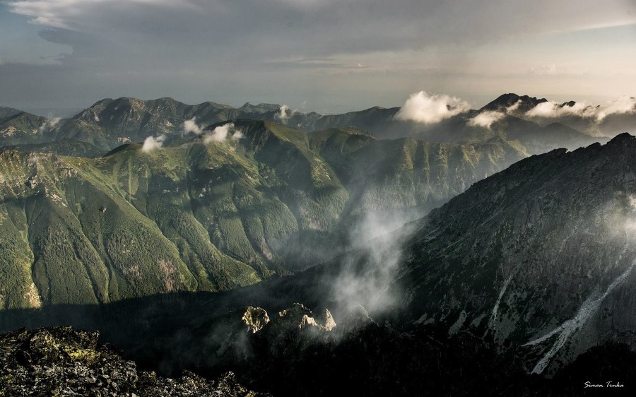 Ráno: Vysoké Tatry z