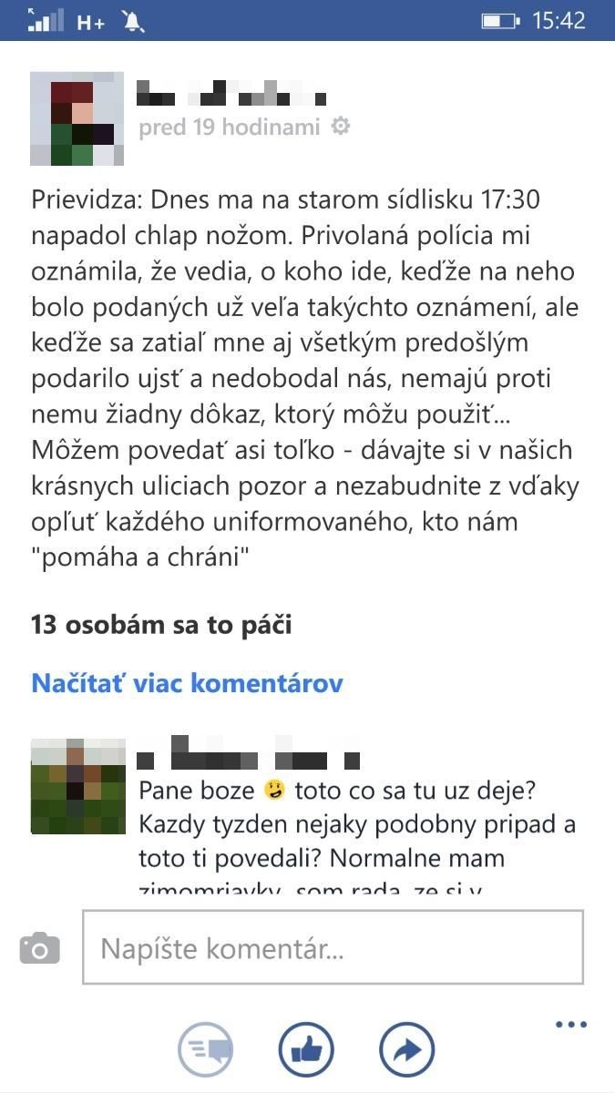 Dievčina sa s nepríjemným