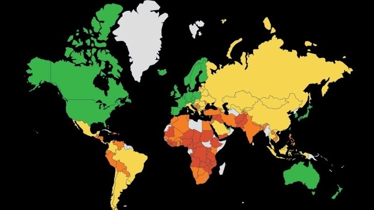 Zelené miesta na mape