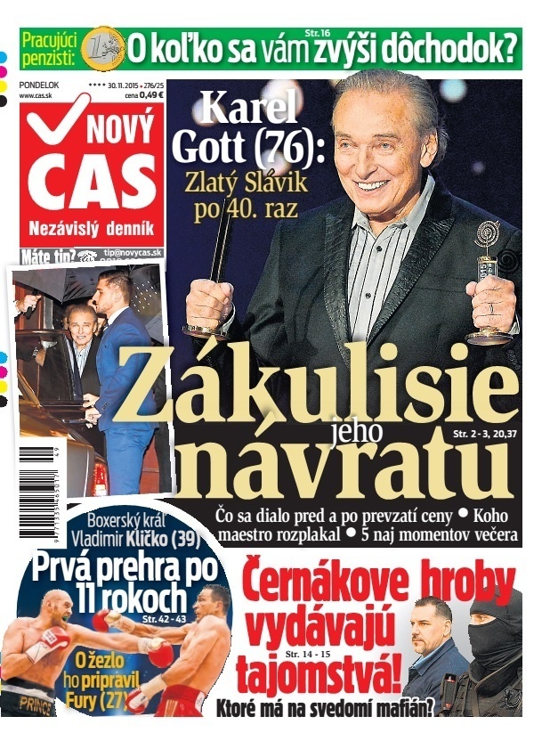 Nový Čas - 30.11.2015