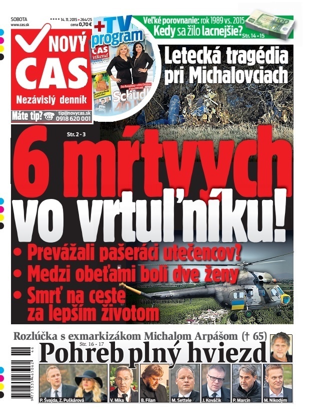 Nový Čas - 14.11.2015