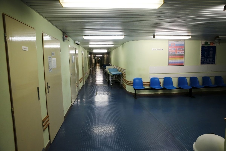 Interiér nemocnice na Antolskej