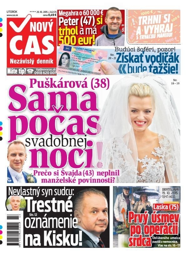 Nový Čas - 20.10.2015