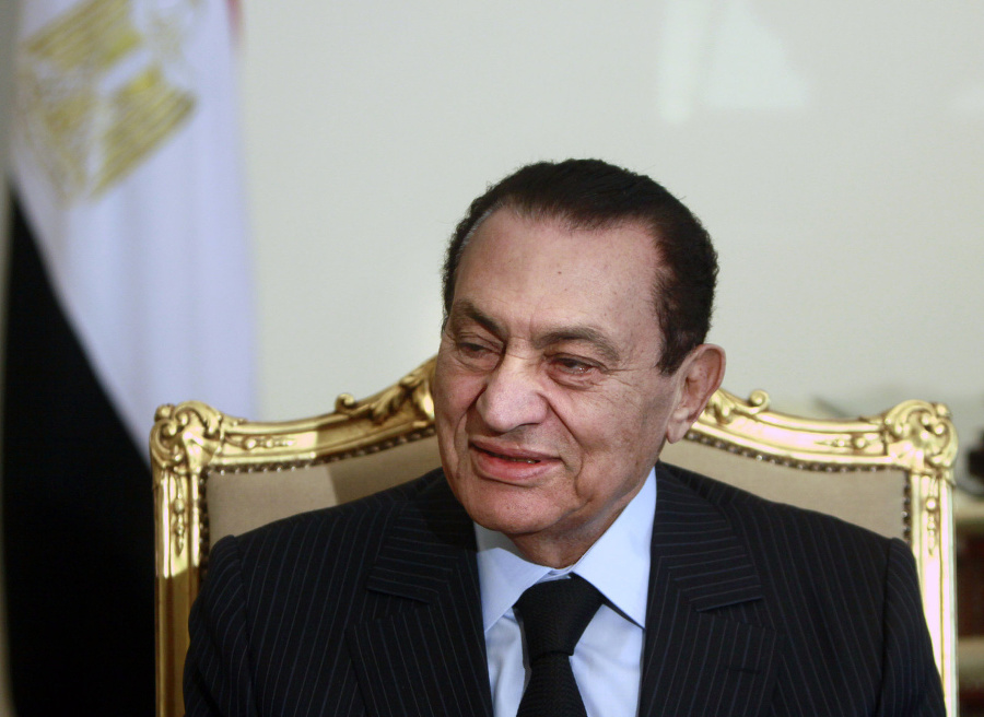 Egyptský prezident Mubarak.
