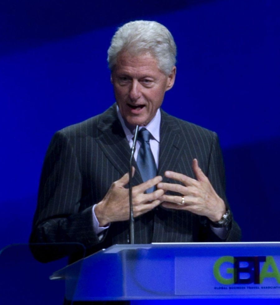 Bill Clinton na konferencii