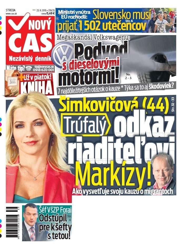 Nový Čas - 23.09.2015