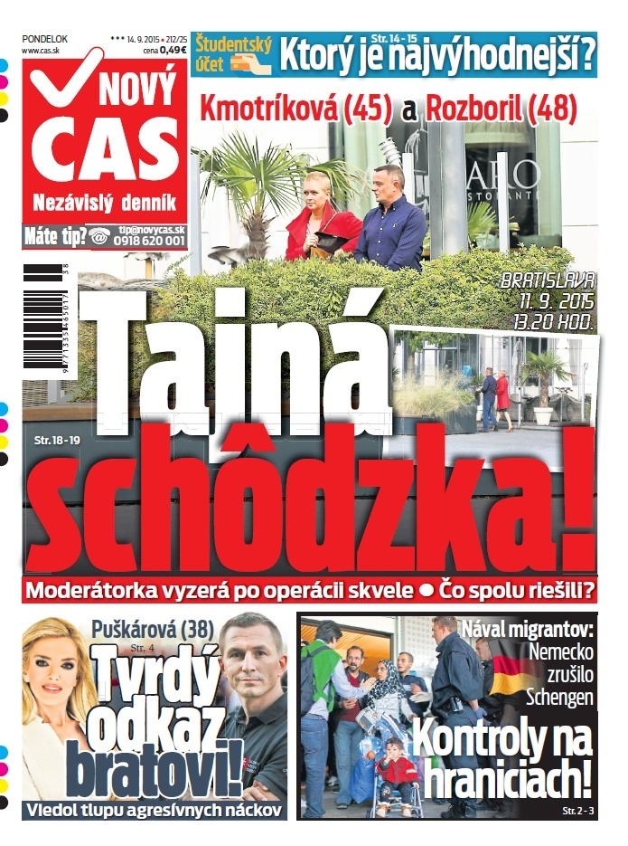 Nový Čas - 14.09.2015