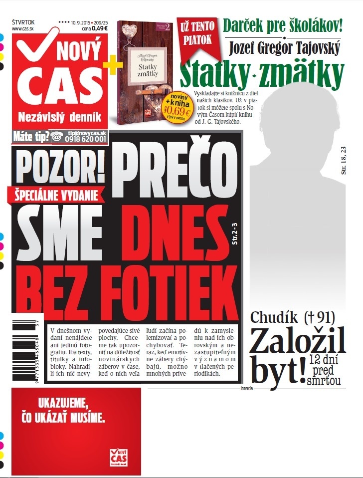 Nový Čas - 10.09.2015