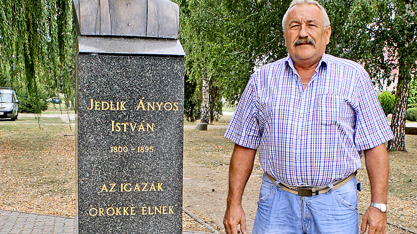 HRDÝ PRÍBUZNÝ: Jozef Szalaib je na svojho predka veľmi pyšný.