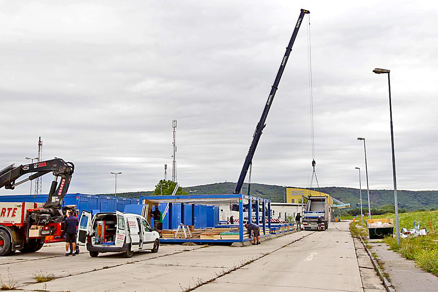 Na hraničnom priechode Berg