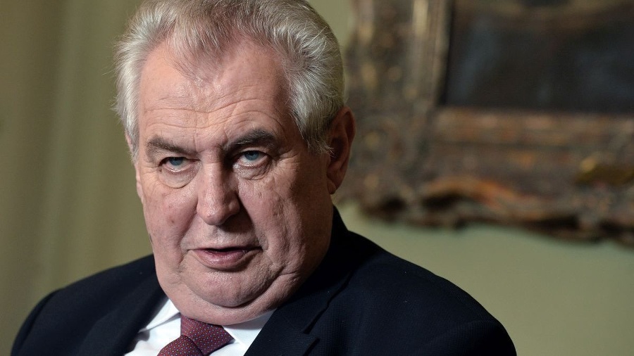 Český prezident Miloš Zeman.