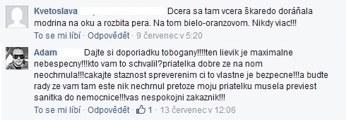 Na sociálnej sieti sa objavili komentáre o zraneniach pri šmýkaní.