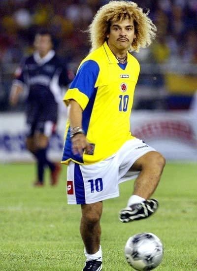 Carlos Valderrama, ktorého kučeravá