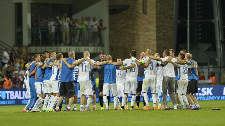 Slovenskí futbalisti mali po