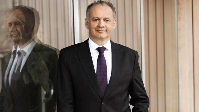 Prezident Andrej Kiska (52).