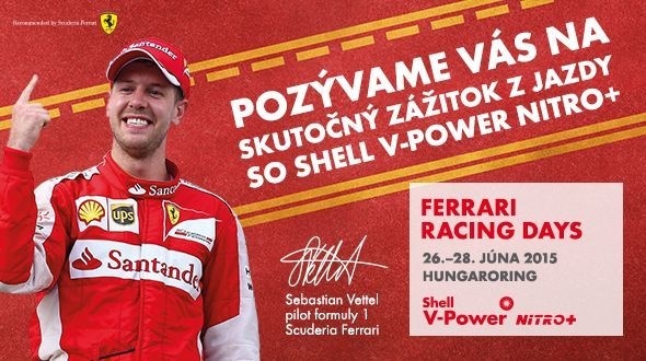 Vyhrajte lístky na Ferrari