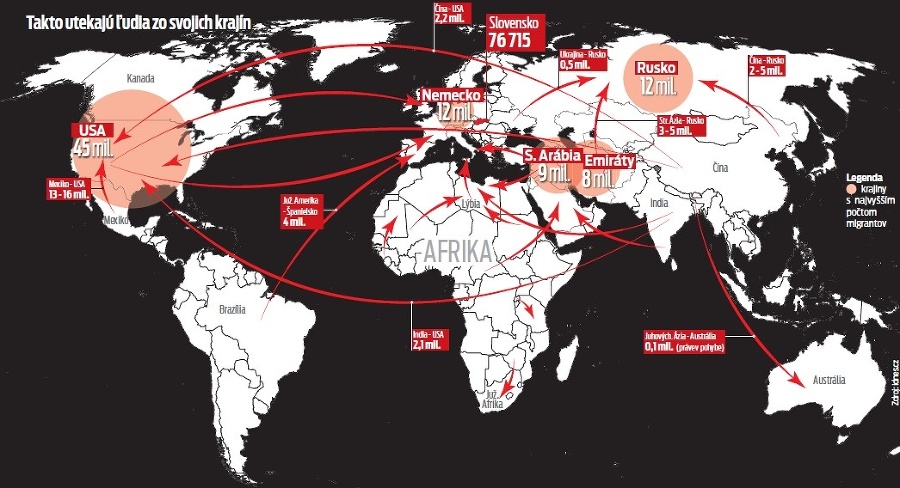 Takto utekajú ľudia zo