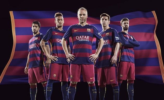 Nové dresy futbalistov Barcelony.