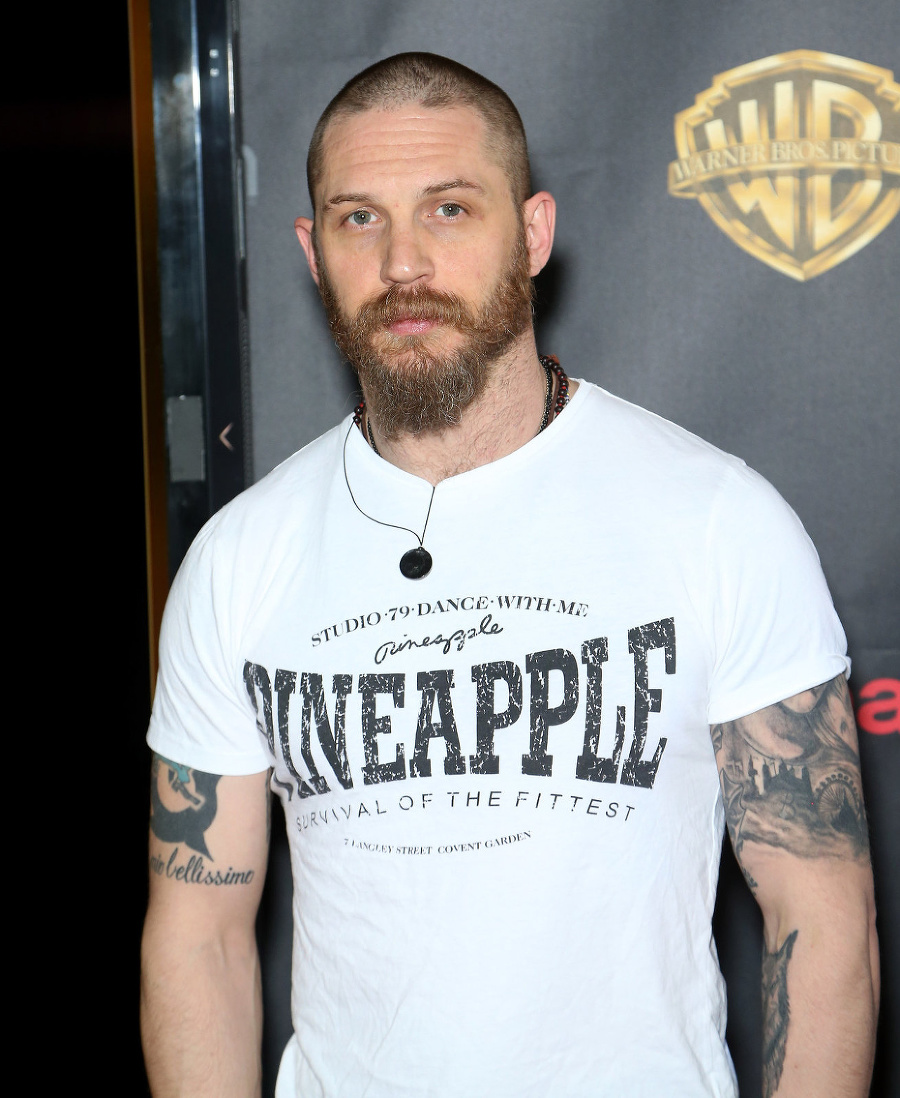 Tom Hardy na prezentácii