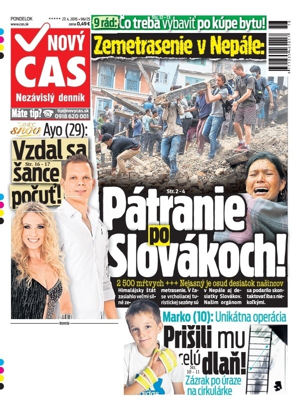 Nový Čas - 27.04.2015