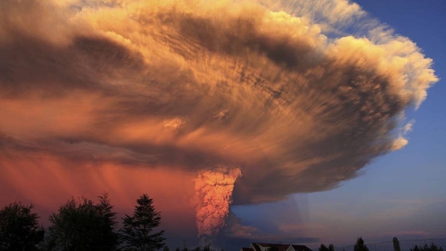 Sopka Calbuco sa prebudila