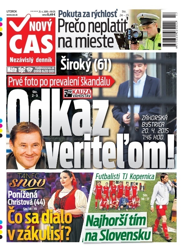 Nový Čas - 21.04.2015