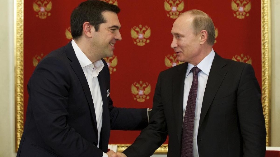 Putin a Tsipras si