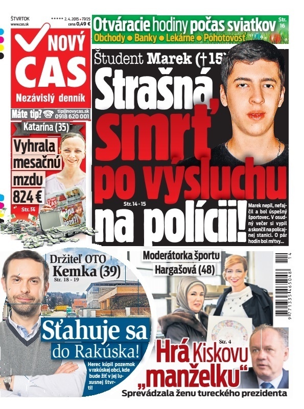 Nový Čas - 02.04.2015