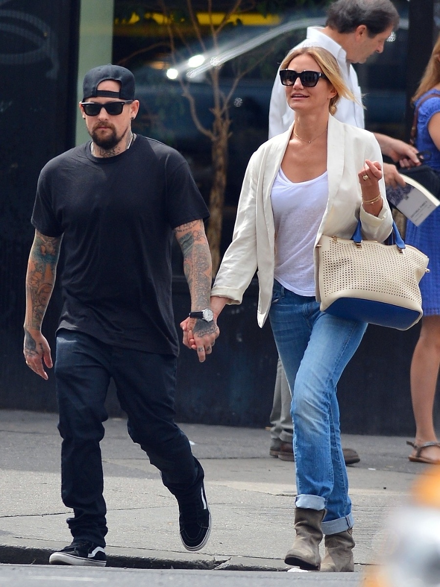 Benji Madden a Cameron Diaz.
