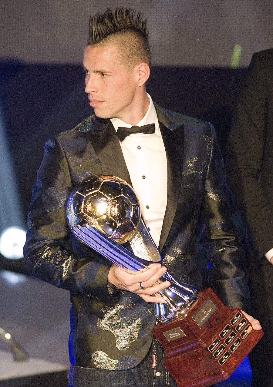 Marek Hamšík s trofejou