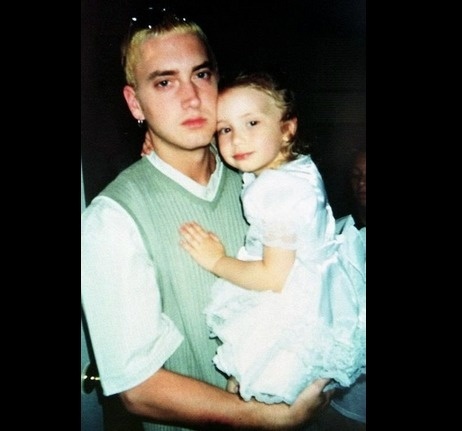 Eminem s malou Hailie.