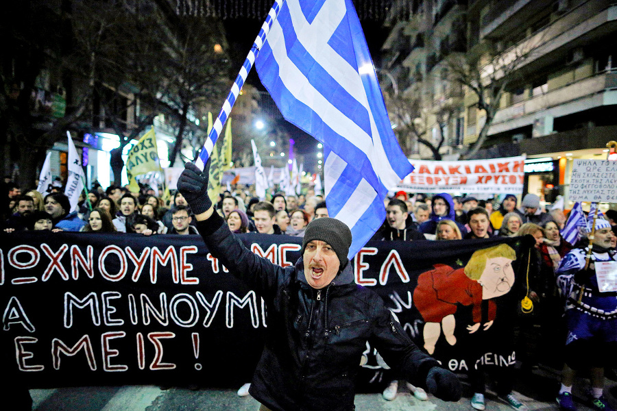 Stúpenci gréckej vlády vyšli