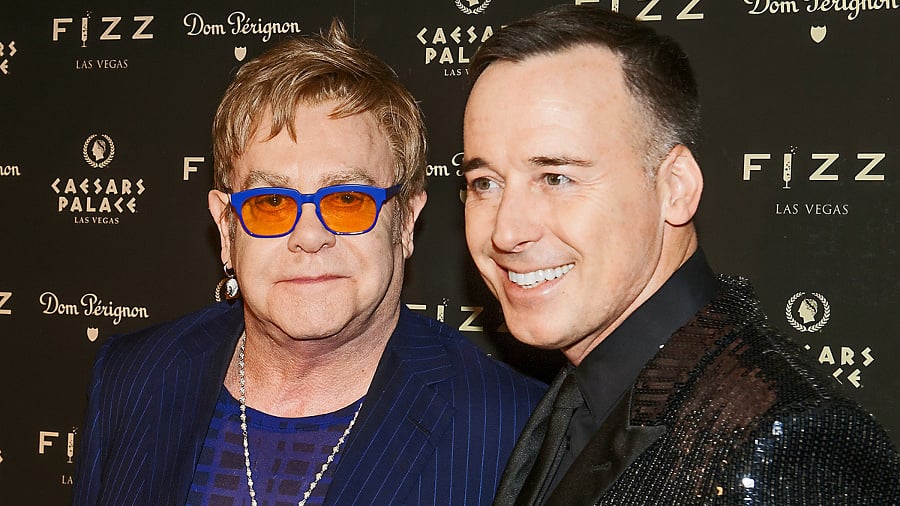 Elton a David sa