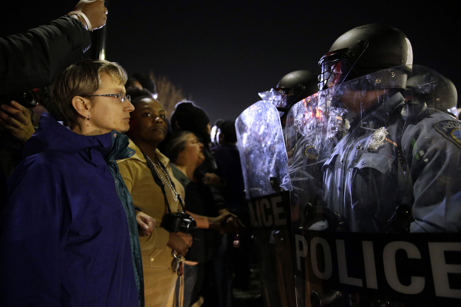 Protest vo Fergusone