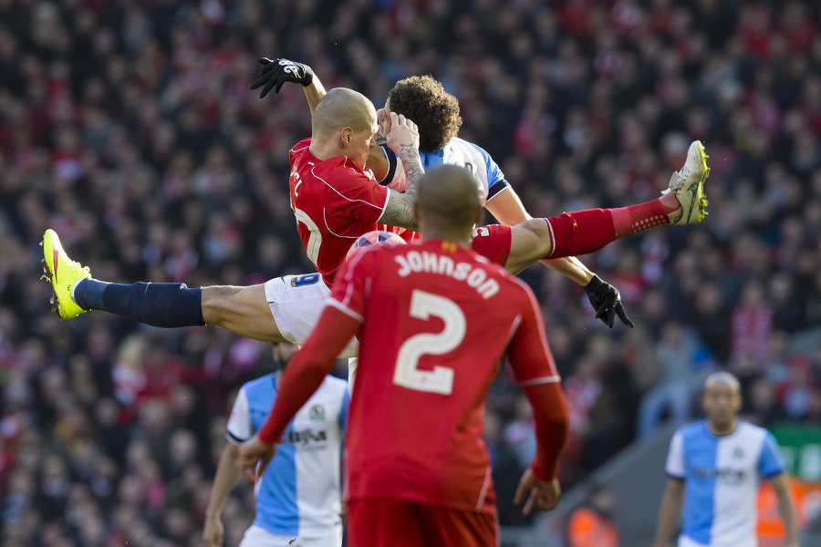 Martin Škrtel (vľavo) v