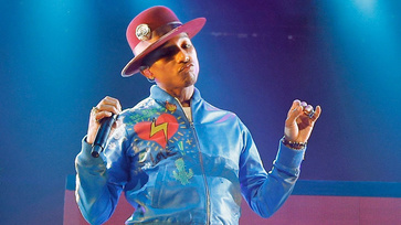 Pharrell Williams kocertoval vo