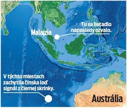 Mapka zobrazujúca miesto zachytenia