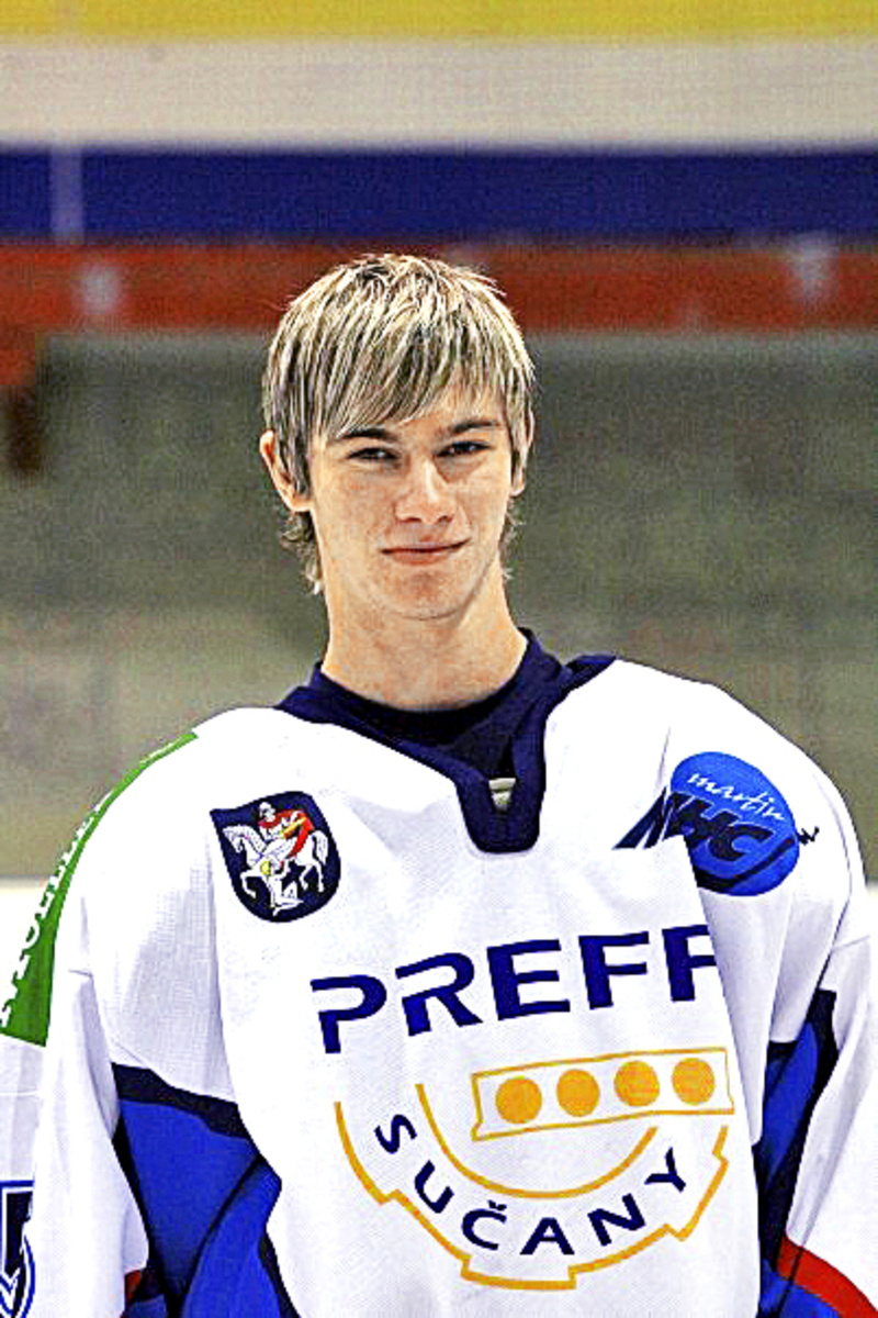 Mladý hokejista František