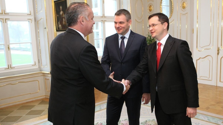 Zľava: Prezident Andrej Kiska,
