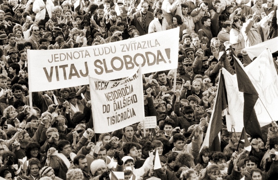 November 1989: Nadšenie na