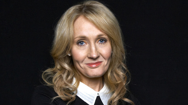 J. K. Rowling, spisovateľka.