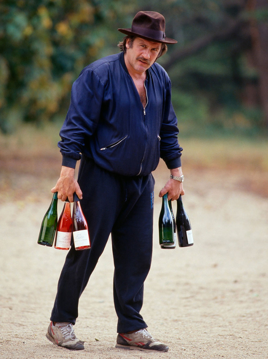 Francúzsky herec Gérard Depardieu.