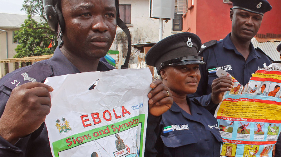 Polícia v Sierra Leone