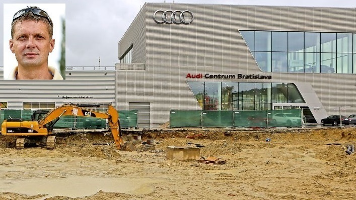 Malchárek stavia pri Audi