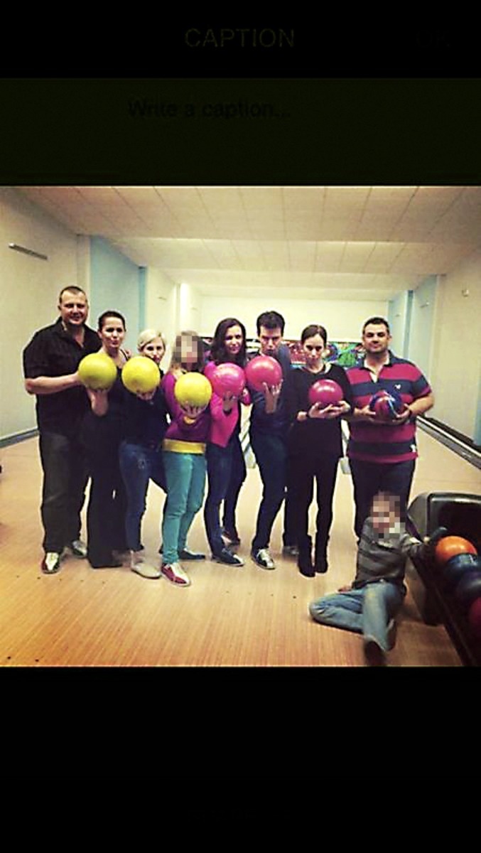 Chren zobral na bowling