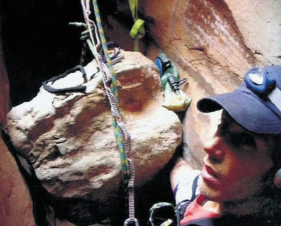 Odvážny horolezec Aron Ralston