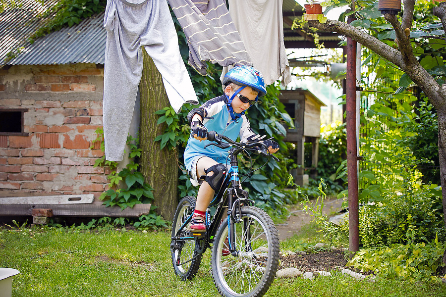 Nový bicykel hneď vyskúšal