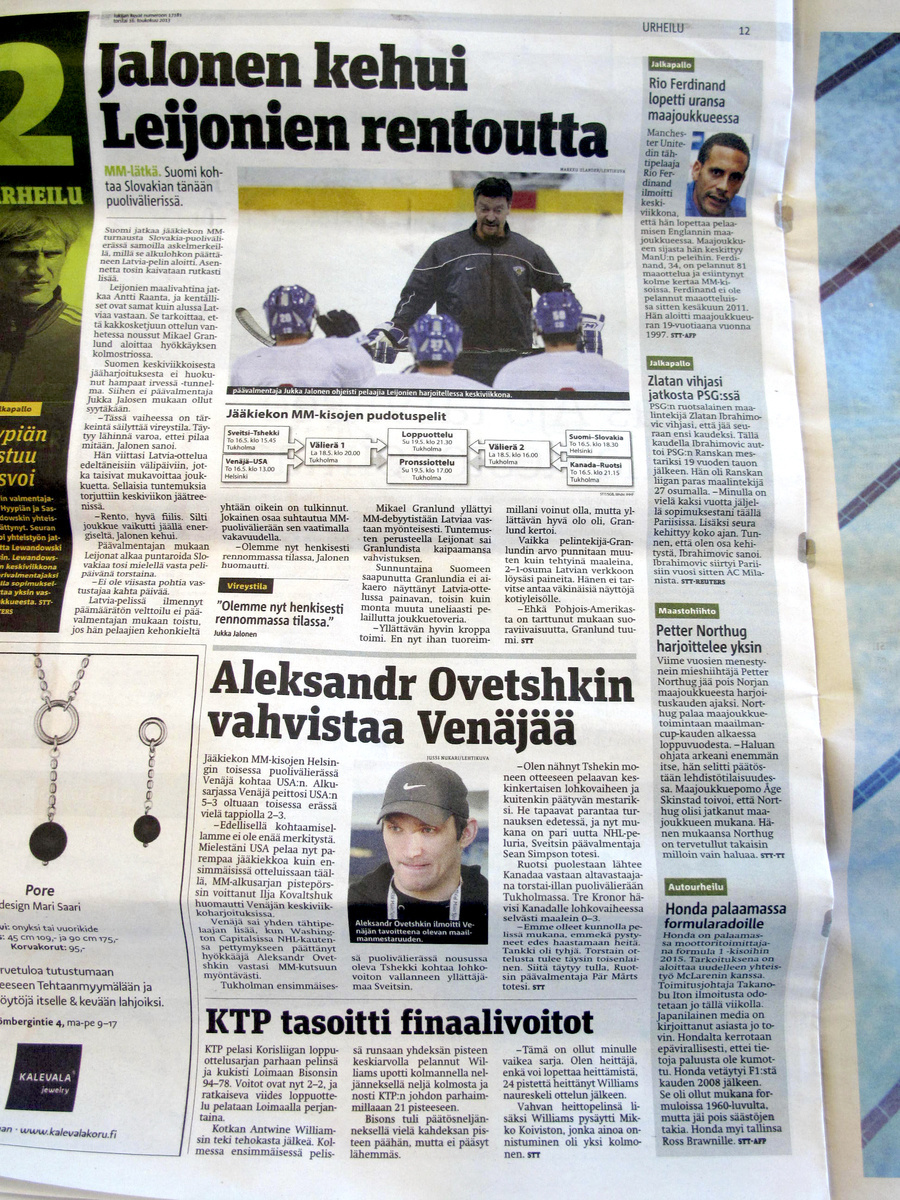 fínske noviny