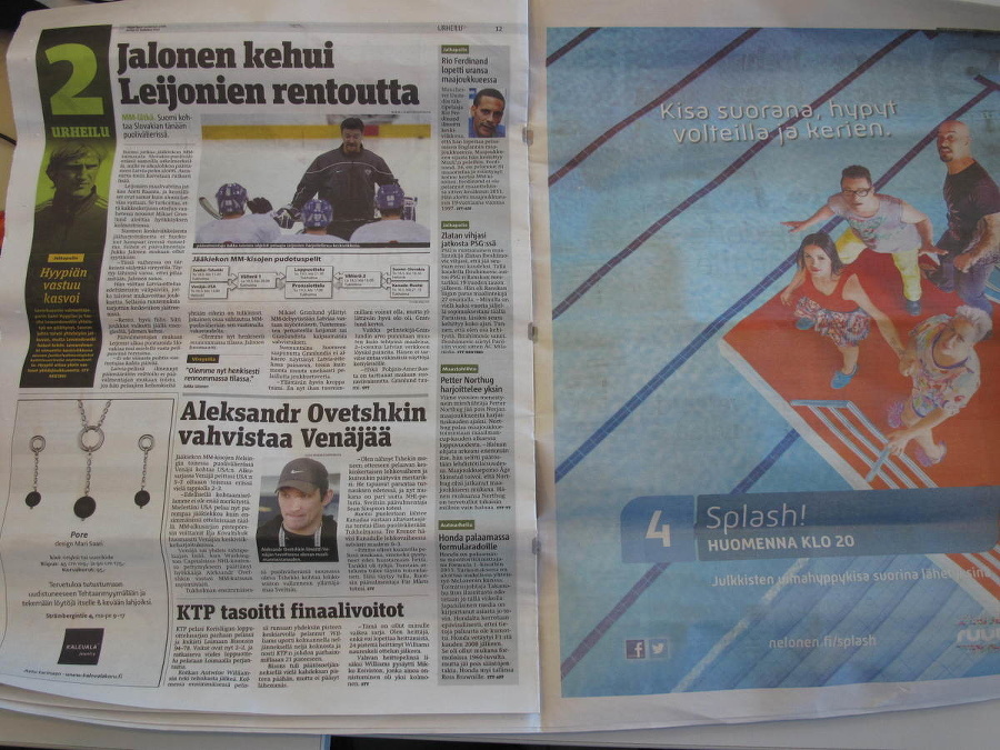 fínske noviny