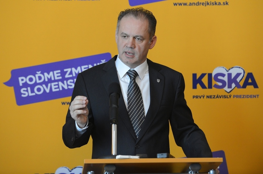 Prezidentský kandidát Andrej Kiska.